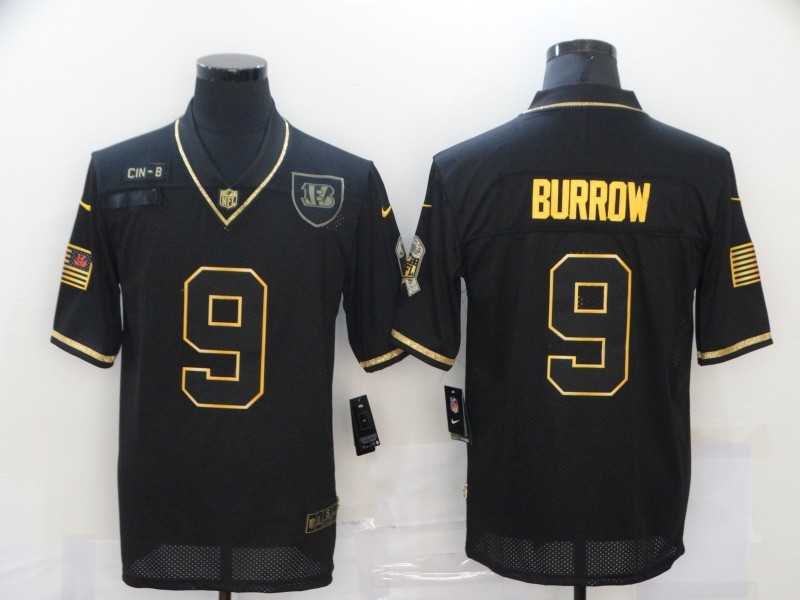 Nike Bengals 9 Joe Burrow Black Gold 2020 Salute To Service Limited Jersey Dzhi,We sell and wholesale Nike Bengals 9 Joe Burrow Black Gold 2020 Salute To Service Limited Jersey Dzhi on line form chian!